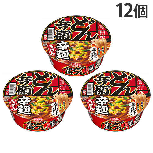 賞味期限:26.03.04 日清食品 どん兵衛 辛麺 81g 12個