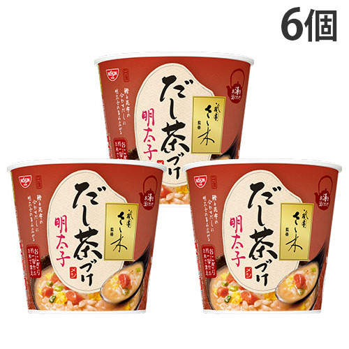 賞味期限:26.03.02 日清食品 祇園さゝ木監修 日清だし茶づけ 明太子 72g×6個