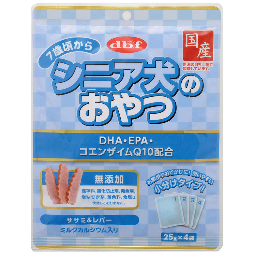 デビフ シニア犬のおやつ DHA・EPA・コエンザイムQ10配合 100g