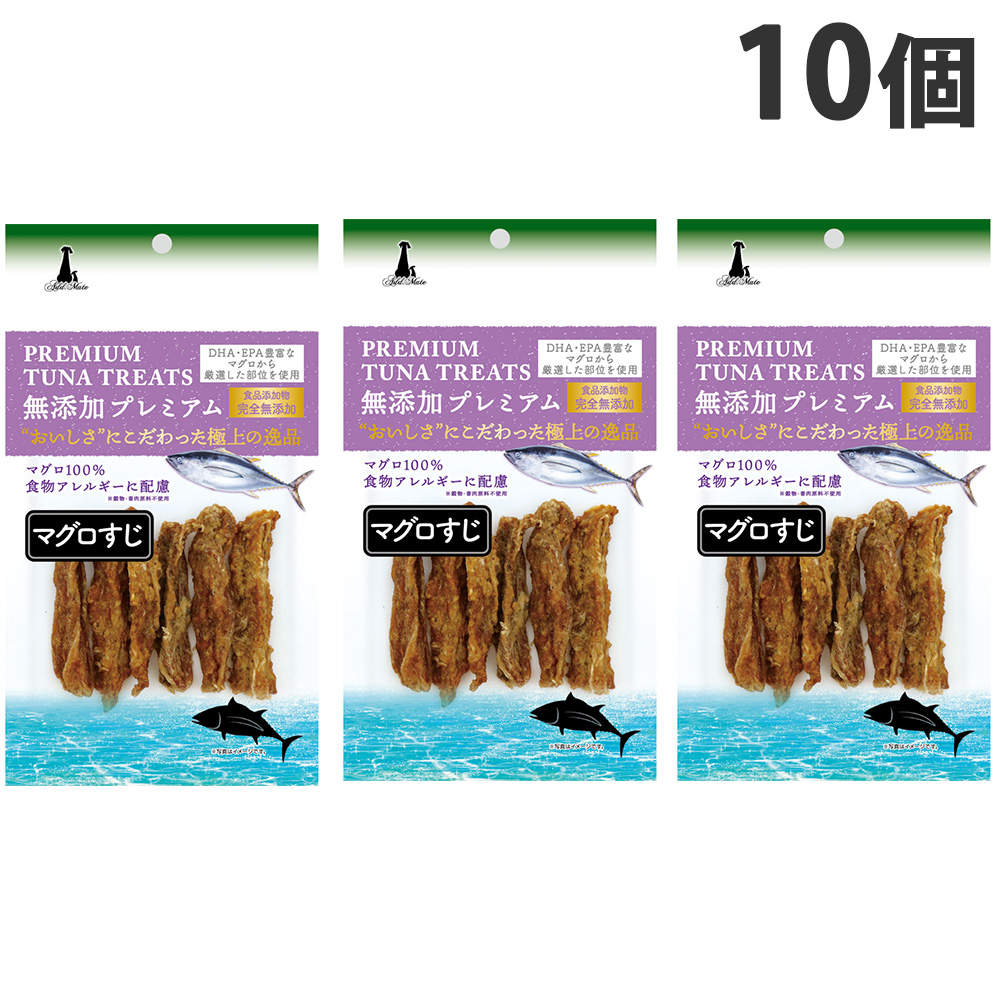 ペティオ アドメイト 無添加プレミアム マグロすじ 30g 10個