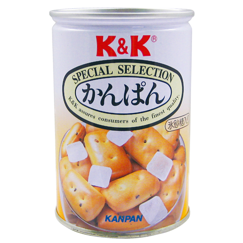 K&K 保存缶 乾パン氷砂糖入り 110g