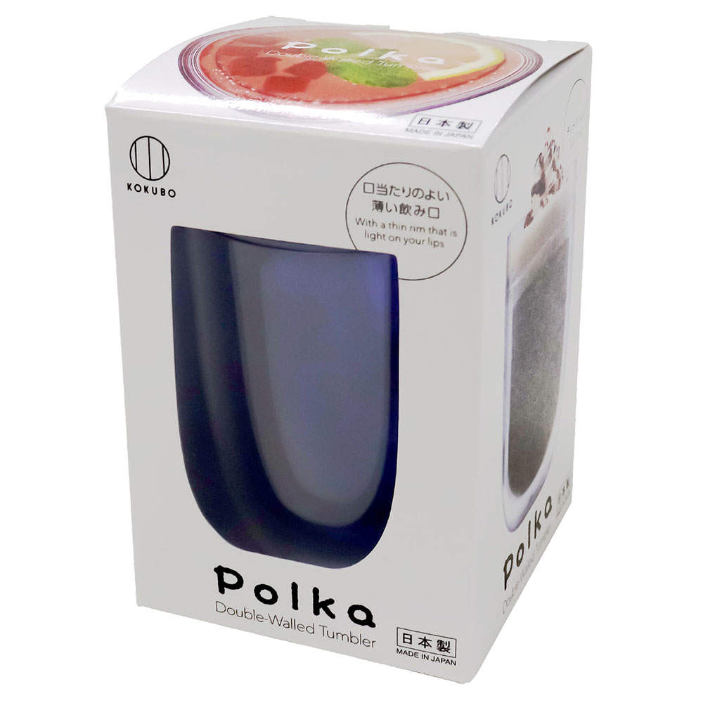 小久保工業所 Polka グラス ブルー