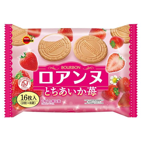 ロアンヌ とちあいか苺 ブルボン 16枚入