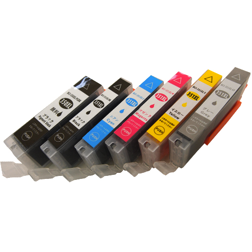 リサイクル互換インク エコパック BCI-351XL+350XL/6MP BCI-351/350シリーズ 6色パック