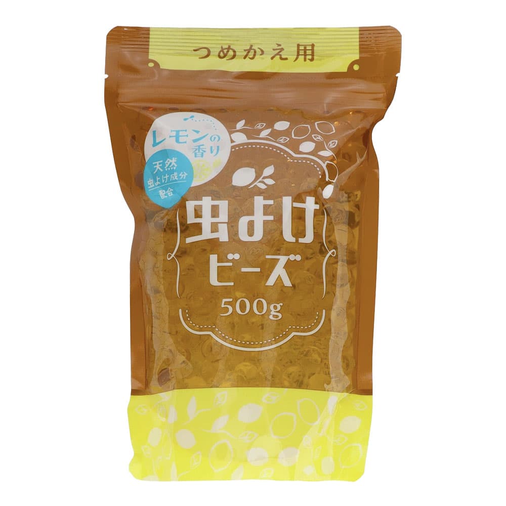 ウエ・ルコ 虫よけビーズ レモンの香り 詰替用 500g 3個