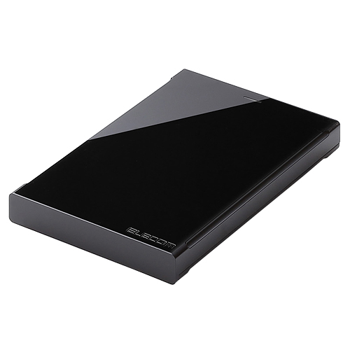 エレコム HDD USB3.0対応 ポータブルハードディスクドライブ 1TB ブラック ELP-CED010UBK