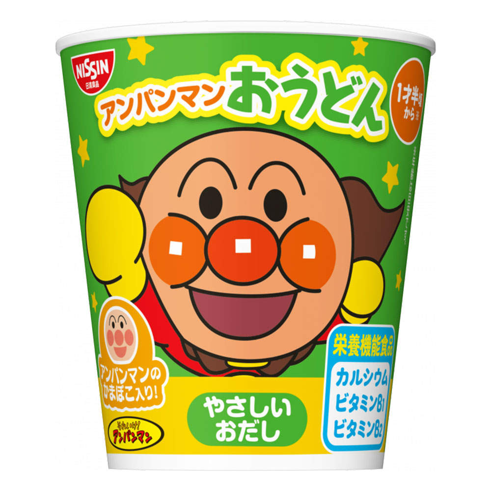 賞味期限:26.04.22 日清食品 アンパンマンおうどん やさしいおだし 32g 15個