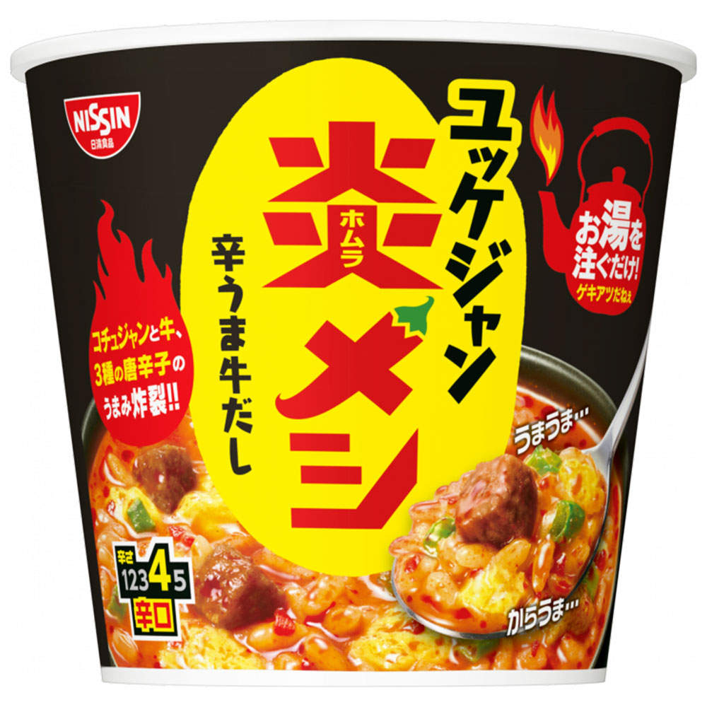 賞味期限:26.10.07 日清食品 炎メシ ユッケジャン 89g 6個