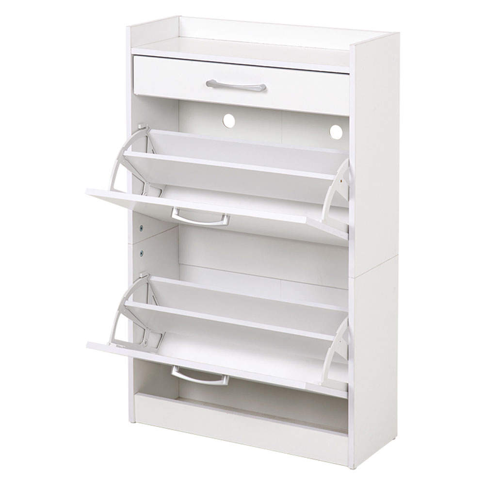 萩原 シューズラック ホワイト RSR-1704WH