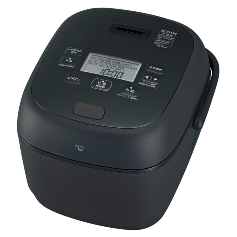 象印マホービン 炊飯器 豪熱大火力 圧力IH炊飯ジャー 1升 ブラック NW-BA18-BA