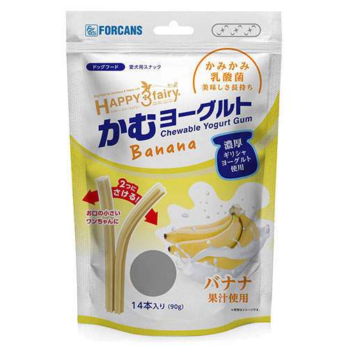 FORCANS フォーキャンス かむヨーグルト バナナ 14本入 90g 6個