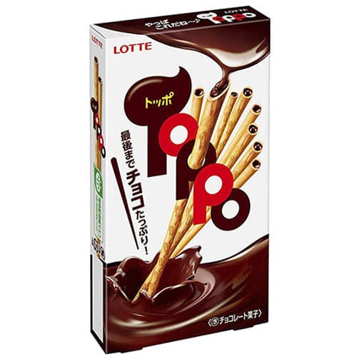 売切れ御免 賞味期限:26.01.31 トッポ チョコレート ロッテ 2袋入 10個