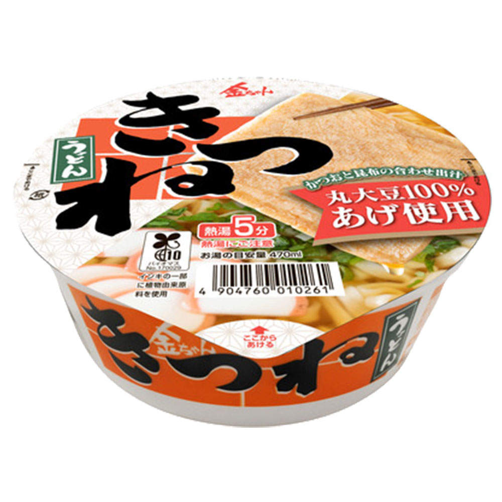 徳島製粉 金ちゃんきつねうどん 95g 12個