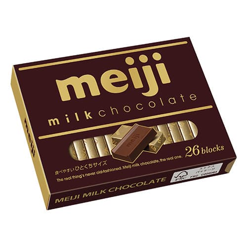 チョコレート 明治 ミルクチョコレートBOX 120g 26枚 12個