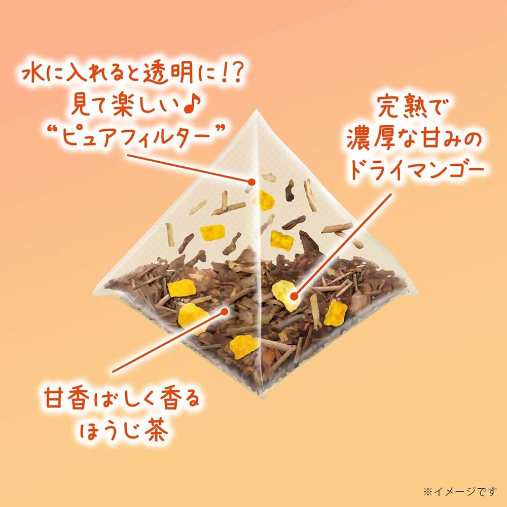 賞味期限:27.03.31 伊藤園 香るCold Brew Tea ほうじ茶×マンゴー ティーバッグ 5袋入