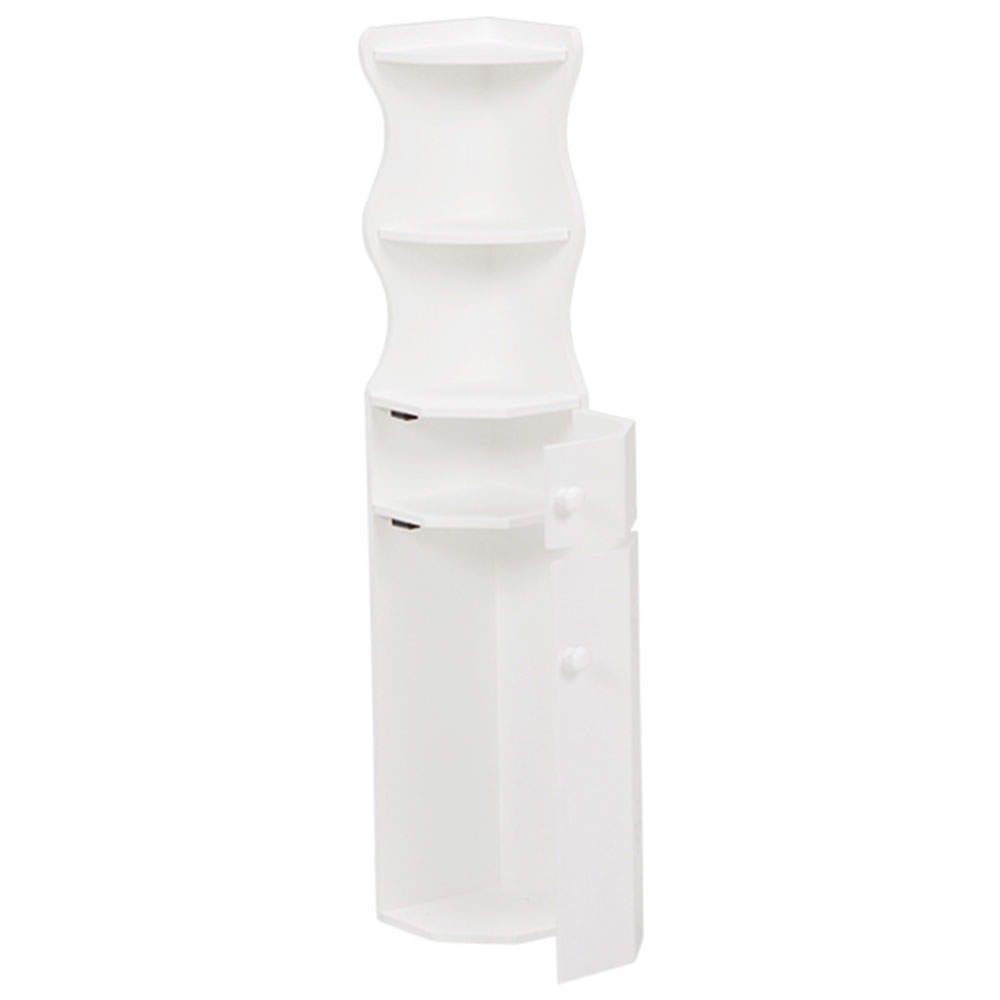 萩原 トイレラック ホワイト MTR-7005WH