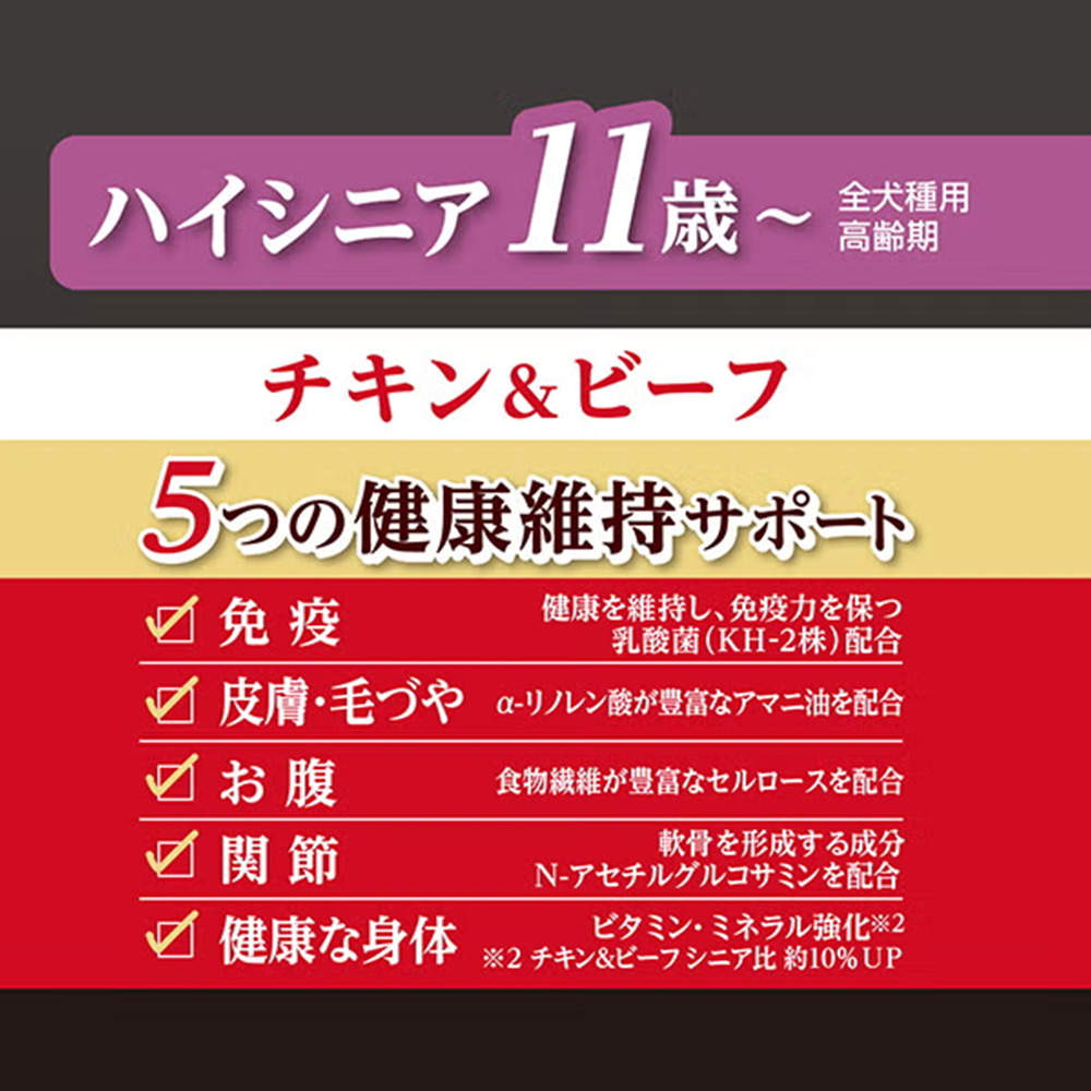 ペティオ アドメイト more soft プレミアム チキン&ビーフ ハイシニア 450g