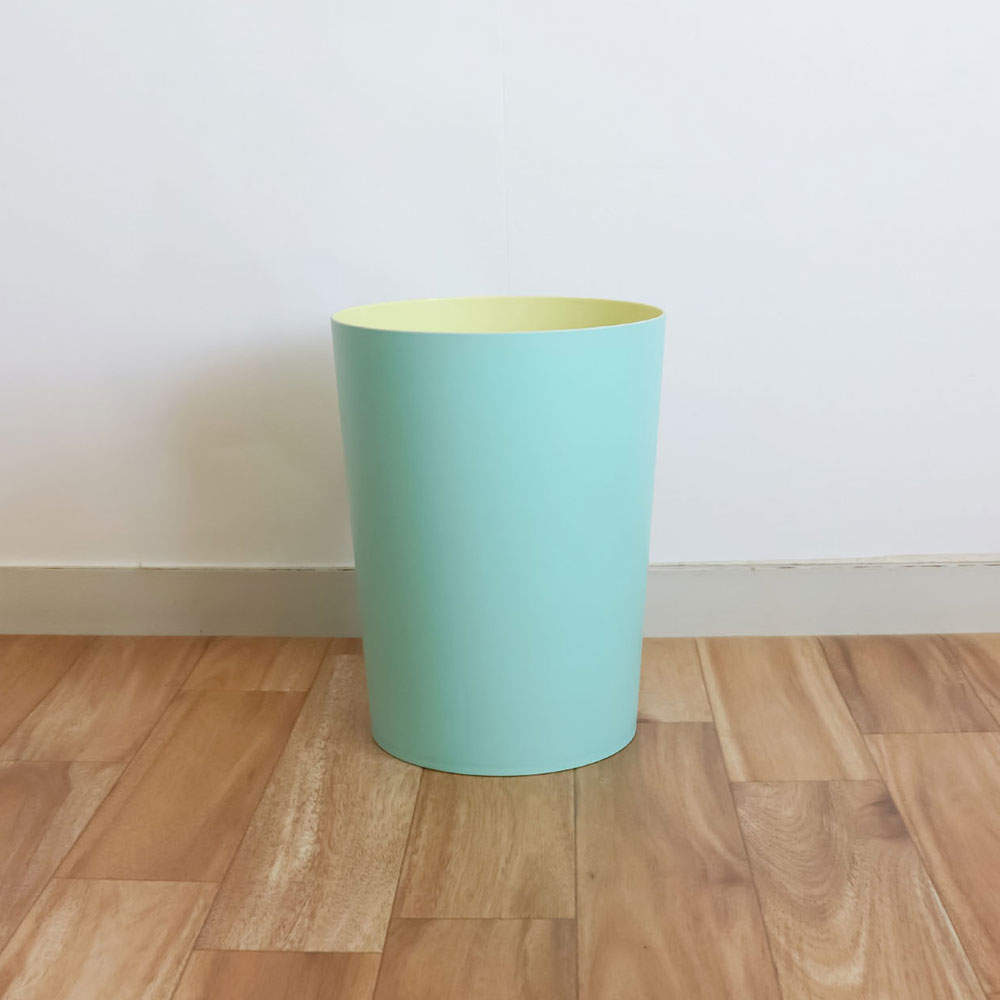 小久保工業所 マカロンダストボックス 丸 ブルー