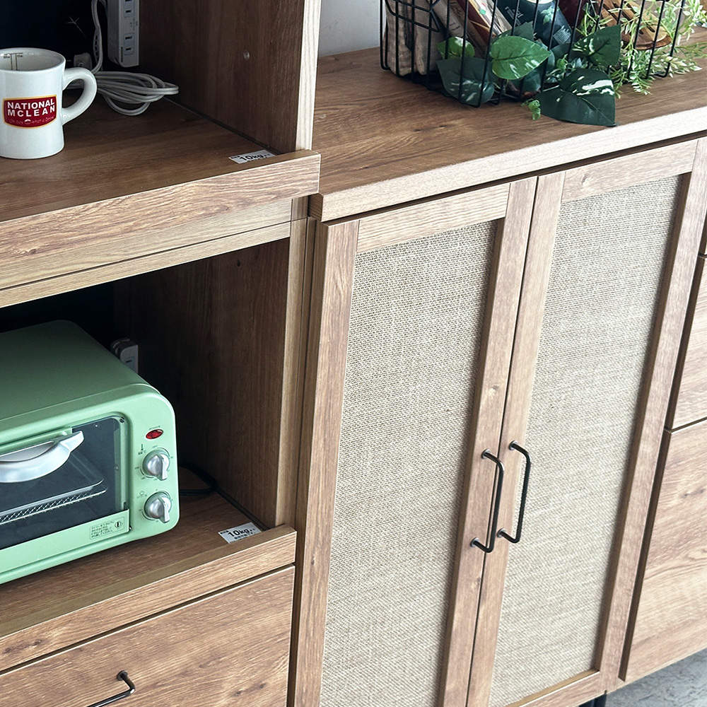 東馬 TMフォカス キッチンボード 下段 60麻扉 SN シャビーナチュラル