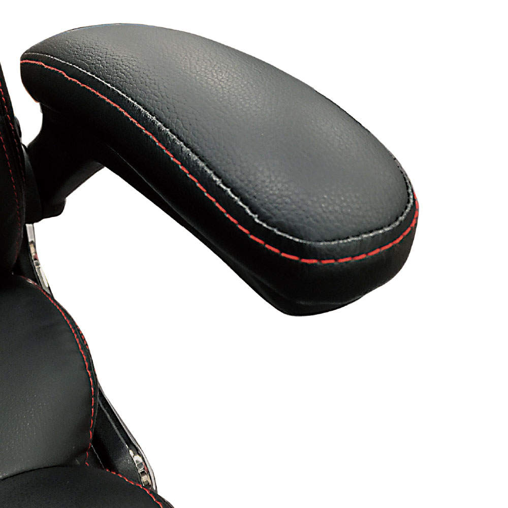 エグゼクティブチェア PUレザー オフィスチェア 肘掛け付 BMC-BK