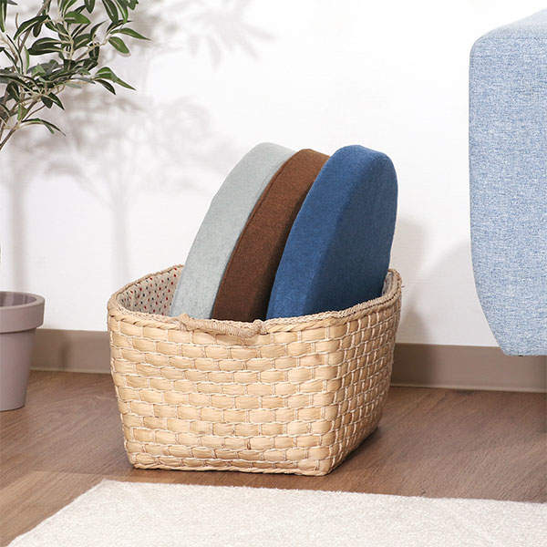 不二貿易 Foamy 低反発シートクッション ラウンド 丸型38cm ブラウン