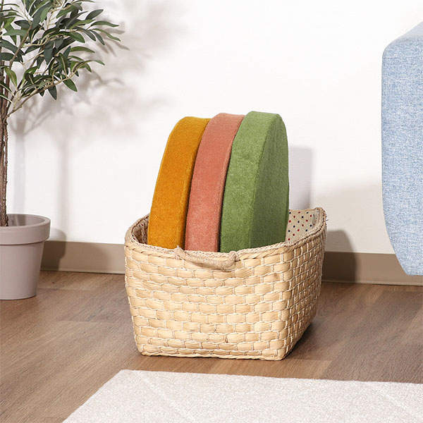 不二貿易 Foamy 低反発シートクッション ラウンド 丸型38cm キャメル