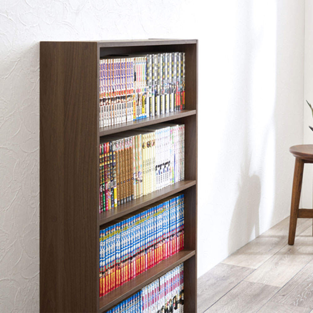 萩原 コミックラック ダークブラウン RCC-1507BR