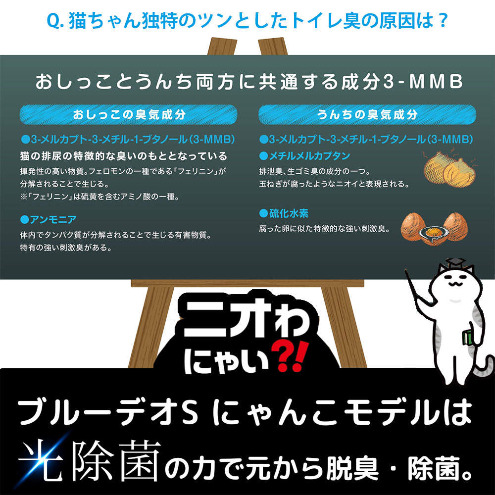 マスクフジコー 空気清浄機 ブルーデオS にゃんこモデル 日本製 10畳 MC-S311C