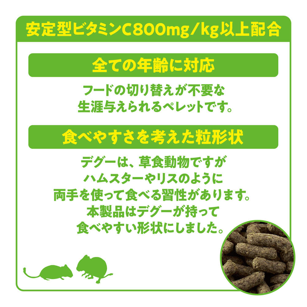 ジェックス デグー プレミアムフード シンバイオティクスブレンド 1.1kg