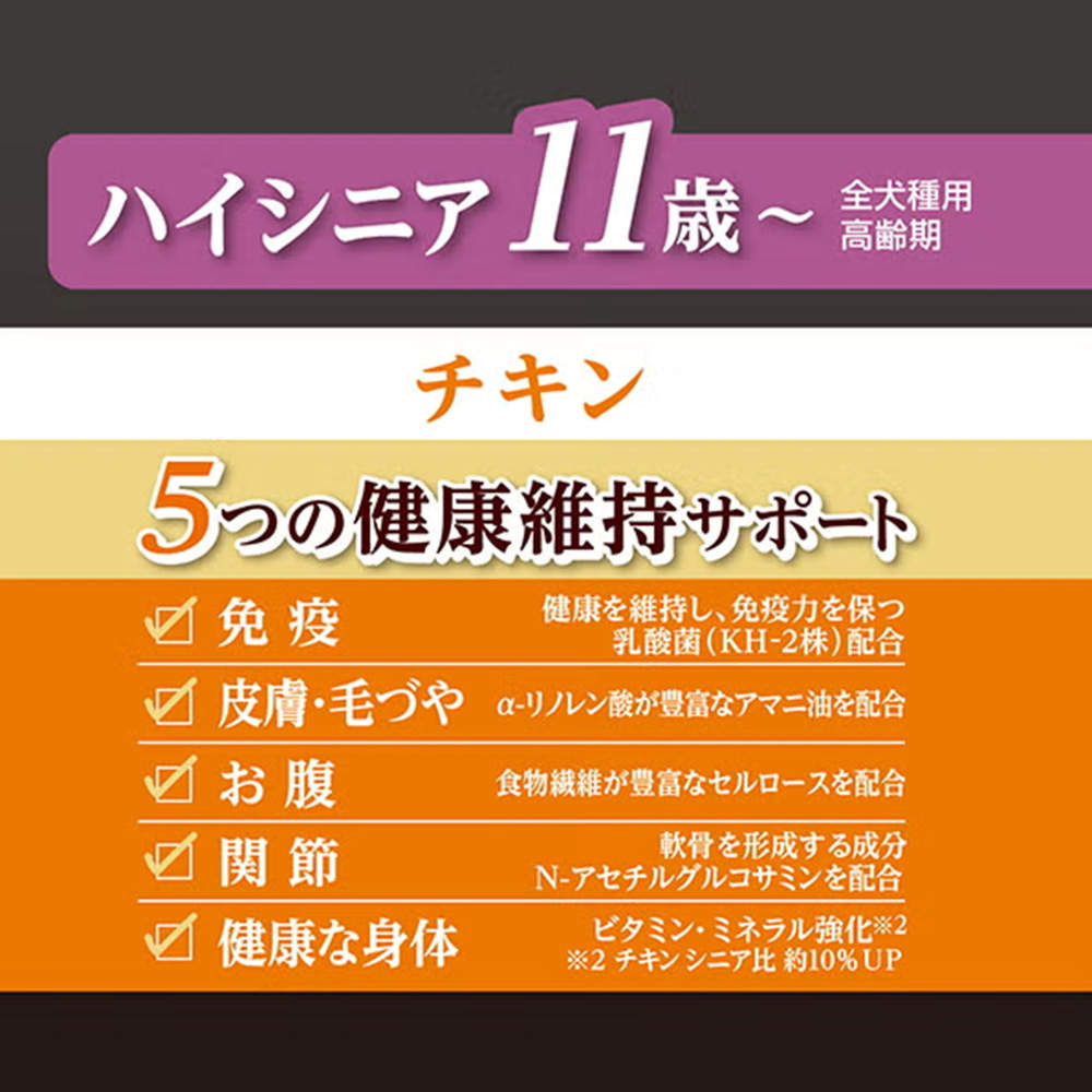 ペティオ アドメイト more soft プレミアム チキン ハイシニア 450g 12個