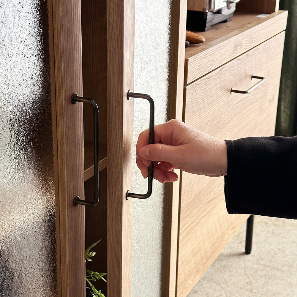 東馬 TMフォカス キッチンボード 下段 60ガラス扉 SN シャビーナチュラル