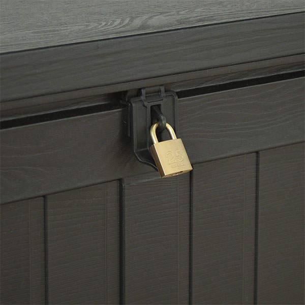 屋外ストッカー 収納BOXベンチ 190L 38356