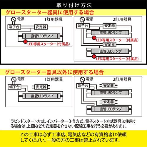 オーム電機 LED蛍光灯 グロースタータ形 15形 昼白色 LDF15SS・N/8/11 7