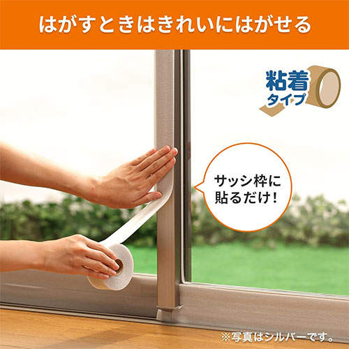 ニトムズ サッシ枠断熱テープ 2mm×40mm×7m ホワイト E1165