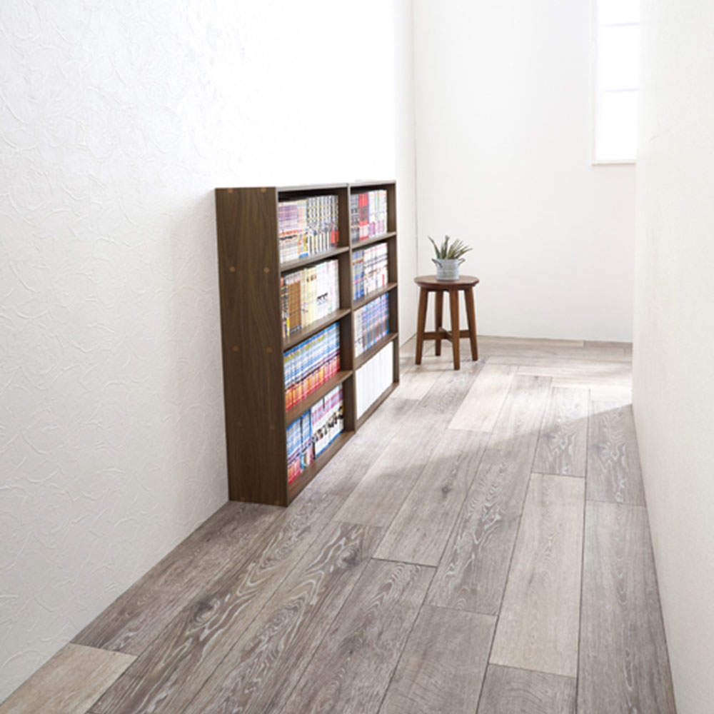 萩原 コミックラック ダークブラウン RCC-1507BR