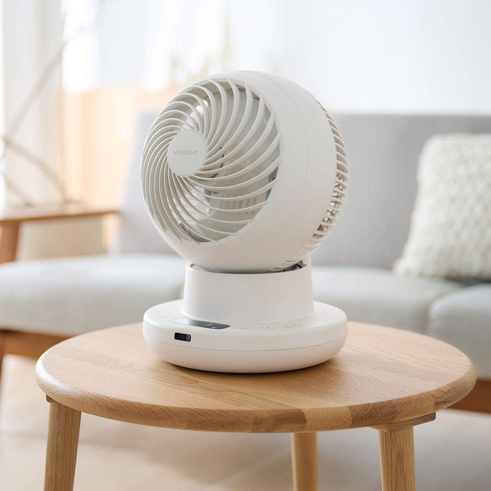 アイリスオーヤマ サーキュレーター WOOZOO 360 i DCモーター 上下左右首振り 22畳 ホワイト PCF-SDS15TEC-PD-W