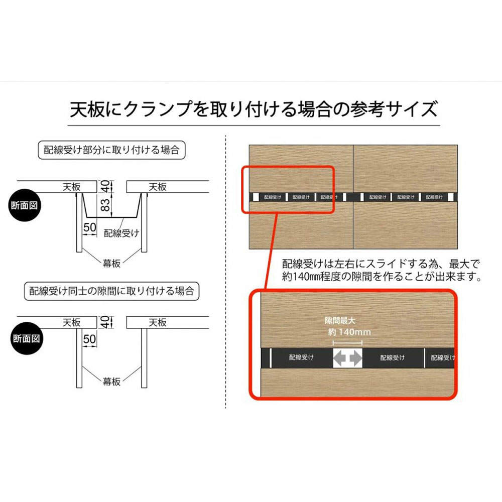 アール・エフ・ヤマカワ 木製デスク ソリード フリーアドレス用デスク2 W1200×D1400 オーク×ブラック RFTFT2-1214OA-BL