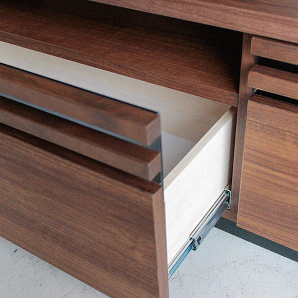 東馬 TMギャラン ローボード W1800×D420×H380mm ブラウン