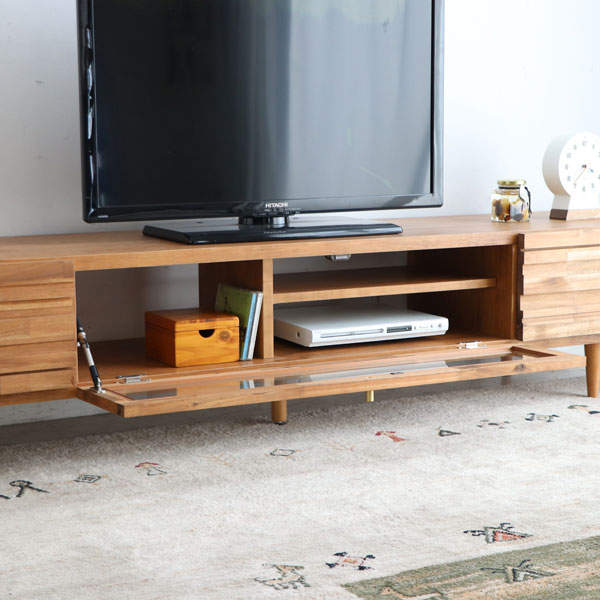 東馬 アルグ ローボード W1800×D405×H355mm ライトブラウン 54677700