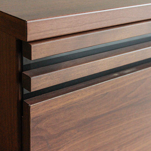 東馬 TMギャラン ローボード W1800×D420×H380mm ブラウン