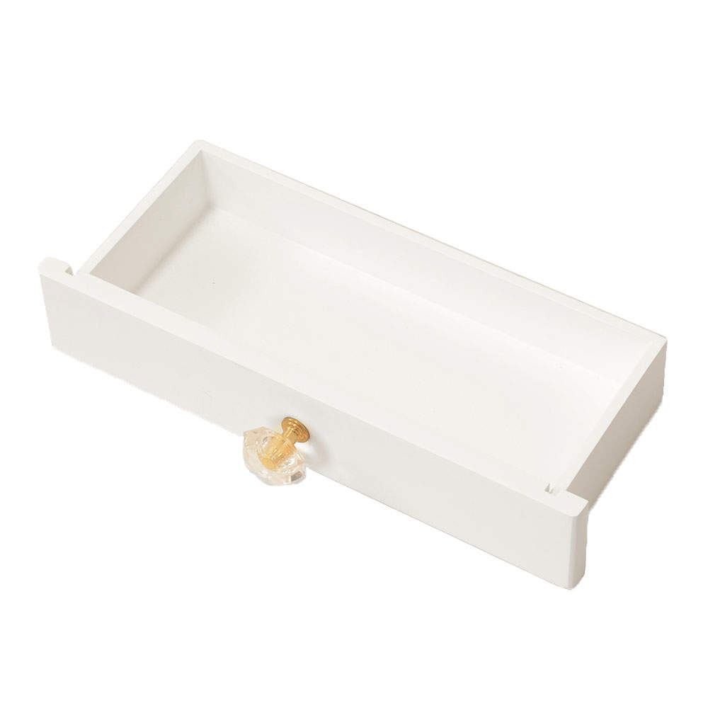 萩原 コスメボックス ホワイト MUD-6835WH