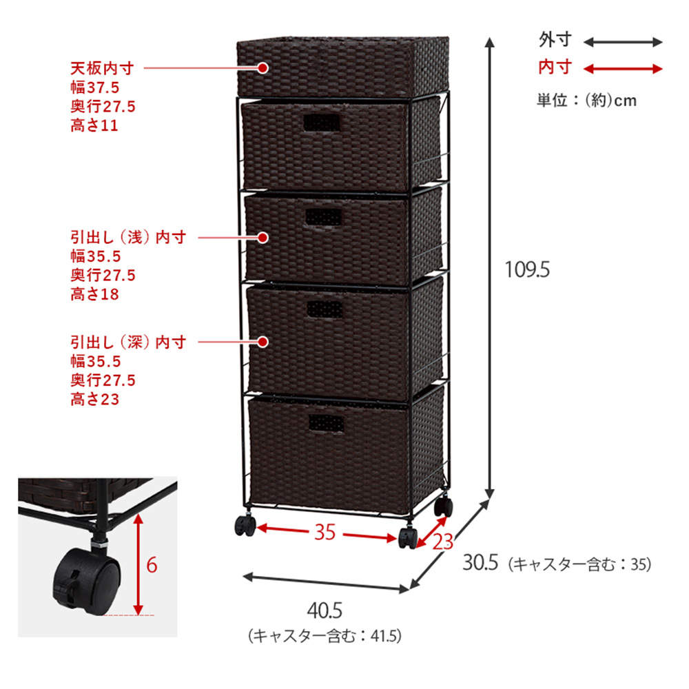 萩原 ランドリーラック ホワイト RAN-2415WH