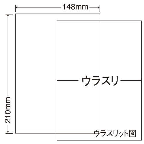 東洋印刷 ラベルシール nana 汎用タイプ A5 1000シート CLR-7: