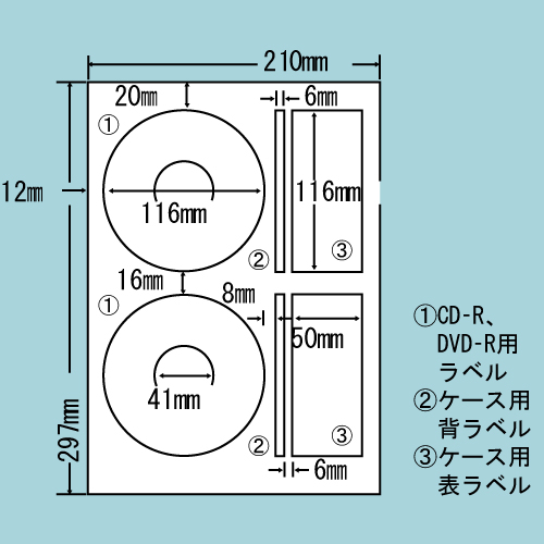東洋印刷 nana CD/DVD専用ラベルインクジェット 80シート入 SCJ-29: