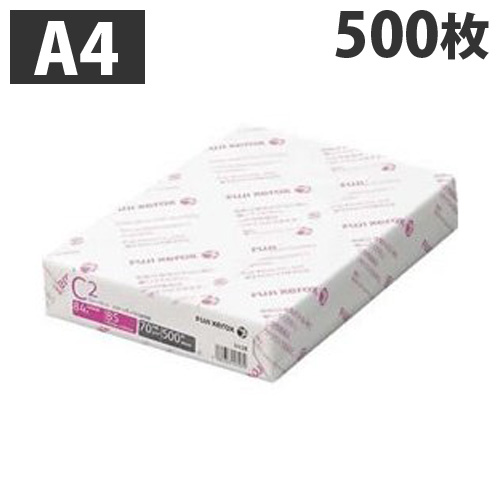 富士フイルム コピー用紙 C2 モノクロ・カラー兼用 コピーペーパー A4 500枚 V436:
