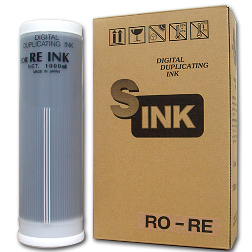 軽印刷機対応インク RO-RE 黒 4本セット: