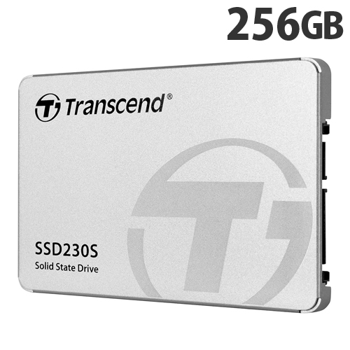 トランセンド SSD 256GB SATA-III 3D TLC搭載 2.5インチ アルミ筐体 TS256GSSD230S: