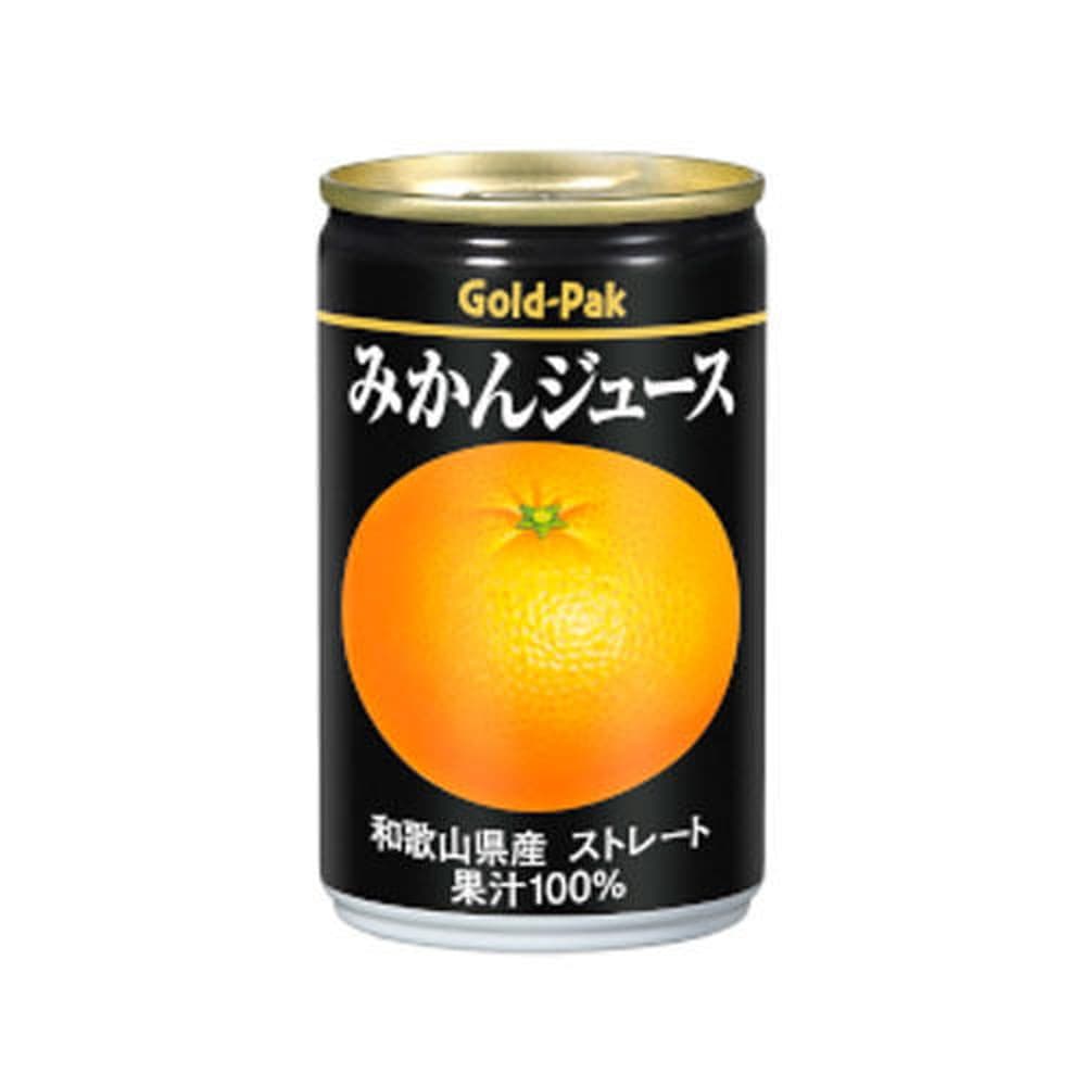 【ワケあり品】アウトレット【賞味期限:26.12.17】ゴールドパック みかんジュース ストレート 160g 20缶:
