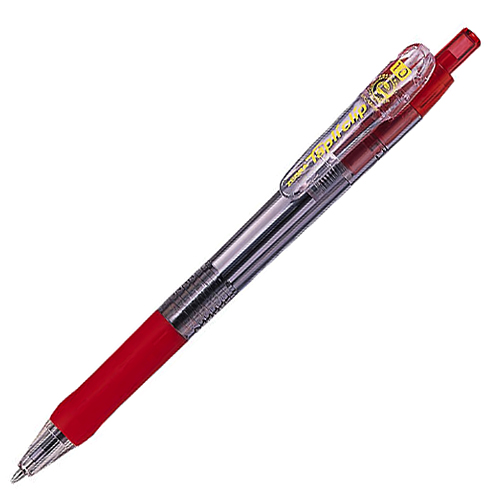 ゼブラ 油性ボールペン タプリクリップ 赤 BNB5-R: