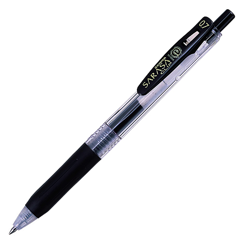 ゼブラ ジェルボールペン サラサクリップ 0.7mm 黒 JJB15-BK: